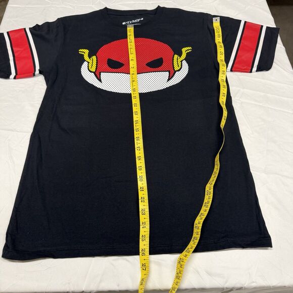 The Flash DC Comics Jersey Style Graphic Tee Black Red White Men’s Medium - Picture 4 of 8